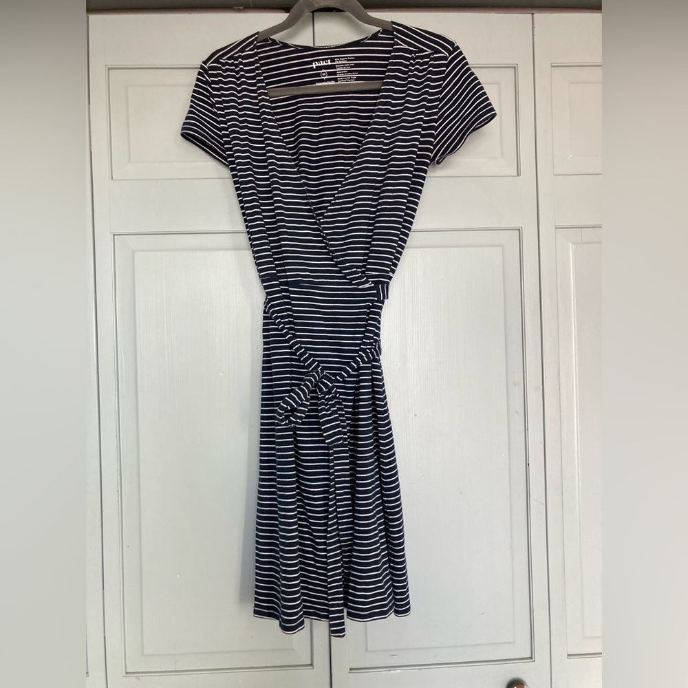 PACT wrap dress.